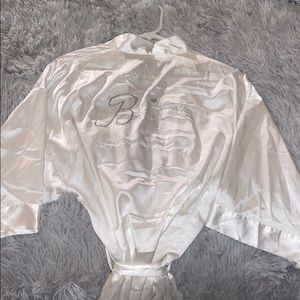Victoria’s Secret Bride Silk white robe